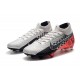 Tacos Nike Mercurial Superfly VII Elite FG NJR Cromado Negro Rojo Platino
