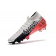 Tacos Nike Mercurial Superfly VII Elite FG NJR Cromado Negro Rojo Platino