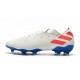 Bota de fútbol adidas Nemeziz 19.1 FG - Blanco Azul Rojo