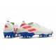 Bota de fútbol adidas Nemeziz 19.1 FG - Blanco Azul Rojo