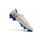 Bota de fútbol adidas Nemeziz 19.1 FG - Blanco Azul Rojo