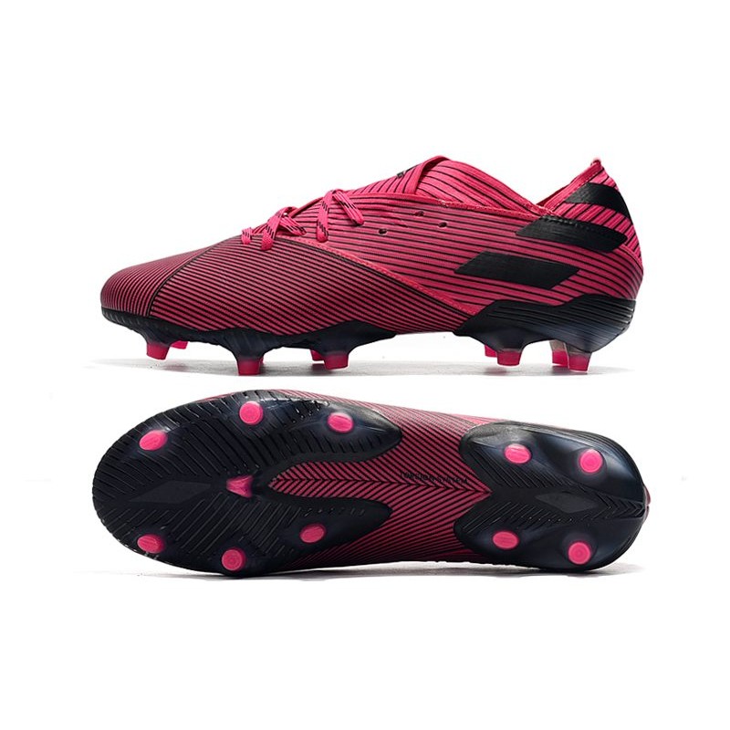 Bota de fútbol adidas Nemeziz 19.1 FG - Rosa Negro