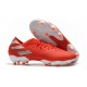 Bota de fútbol adidas Nemeziz 19.1 FG - Rojo Plata
