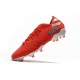 Bota de fútbol adidas Nemeziz 19.1 FG - Rojo Plata