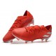 Bota de fútbol adidas Nemeziz 19.1 FG - Rojo Plata