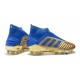 adidas Predator 19+ FG Zapatos de Fútbol - Oro Azul