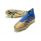 adidas Predator 19+ FG Zapatos de Fútbol - Oro Azul