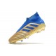 adidas Predator 19+ FG Zapatos de Fútbol - Oro Azul