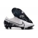 Nike Mercurial Vapor 13 Elite FG Botas de Fútbol Blanco Negro