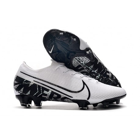 Nike Mercurial Vapor 13 Elite FG Botas de Fútbol Blanco Negro