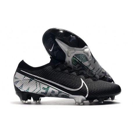 Nike Mercurial Vapor 13 Elite FG Botas de Fútbol Negro Blanco