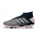 adidas Predator 19+ FG Zapatos de Fútbol - Negro Gris Rosa