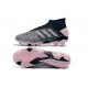 adidas Predator 19+ FG Zapatos de Fútbol - Negro Gris Rosa