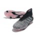 adidas Predator 19+ FG Zapatos de Fútbol - Negro Gris Rosa