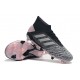 adidas Predator 19+ FG Zapatos de Fútbol - Negro Gris Rosa