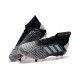 adidas Predator 19+ FG Zapatos de Fútbol - Negro Gris Rosa