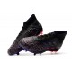 adidas Predator 19+ FG Zapatos de Fútbol - Negro Rosa Azul