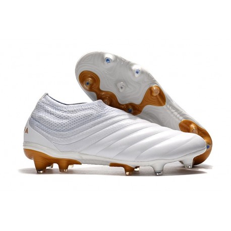 Zapatos de Fútbol adidas Copa 19+ FG - Blanco Oro