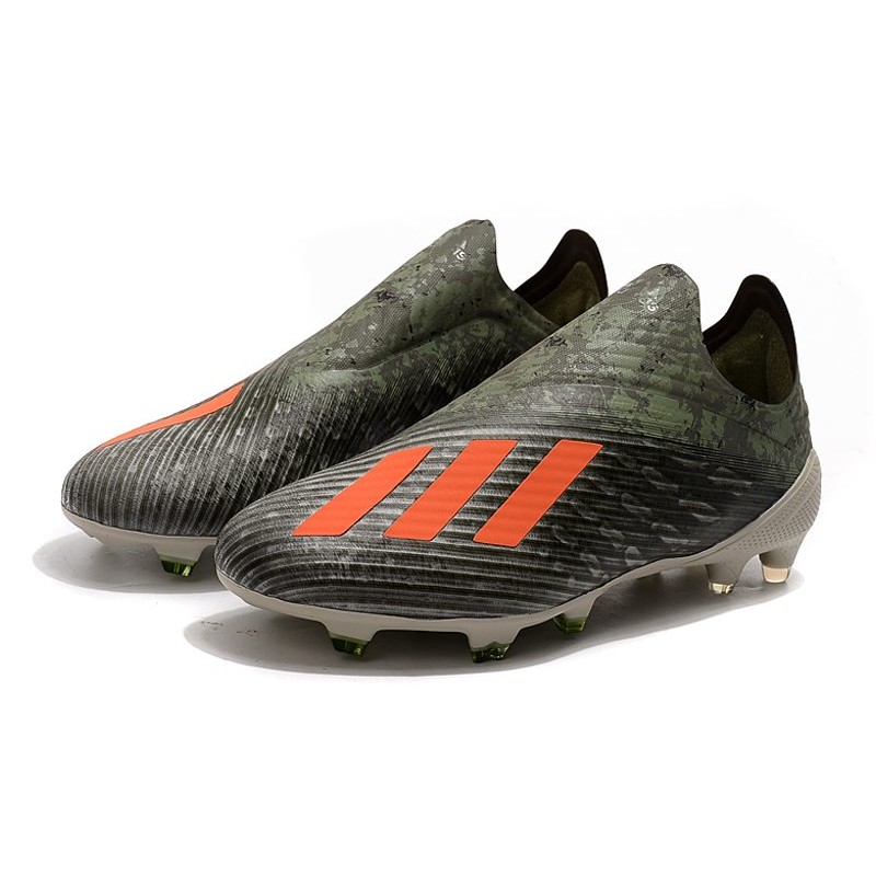 Botas de Fútbol adidas X 19 + FG Verde Naranja Chalk