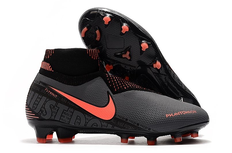 Nike Phantom Vision Elite FG Gris Oscuro/Mango Brillante/Negro