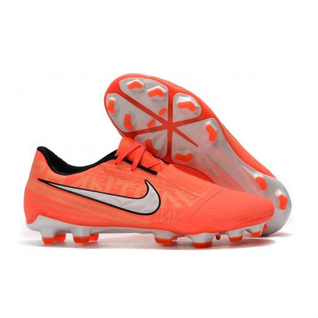 Zapatillas de Fútbol Nike Phantom Venom Elite FG Mango Brillante Blanco