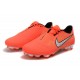 Zapatillas de Fútbol Nike Phantom Venom Elite FG Mango Brillante Blanco