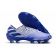 Bota de fútbol adidas Nemeziz 19.1 FG - Blanco Azul
