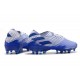 Bota de fútbol adidas Nemeziz 19.1 FG - Blanco Azul