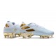 Bota de fútbol adidas Nemeziz 19.1 FG - Dorado metalizado Blanco