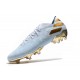 Bota de fútbol adidas Nemeziz 19.1 FG - Dorado metalizado Blanco
