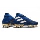 Zapatillas de Fútbol Adidas Nemeziz 19+ FG - Azul Blanco Negro
