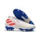 Zapatillas de Fútbol Adidas Nemeziz 19+ FG - Blanco Naranja