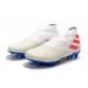 Zapatillas de Fútbol Adidas Nemeziz 19+ FG - Blanco Naranja