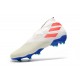 Zapatillas de Fútbol Adidas Nemeziz 19+ FG - Blanco Naranja