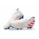 Zapatillas de Fútbol Adidas Nemeziz 19+ FG - Blanco Naranja