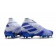 Zapatillas de Fútbol Adidas Nemeziz 19+ FG - Azul Blanco