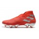 Zapatillas de Fútbol Adidas Nemeziz 19+ FG - Rojo Plata