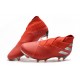 Zapatillas de Fútbol Adidas Nemeziz 19+ FG - Rojo Plata