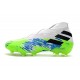 Zapatillas de Fútbol Adidas Nemeziz 19+ FG - Blanco Verde Negro