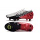 Botas Nike Mercurial Vapor 13 Elite SG-Pro Neymar Cromado Negro Rojo Platino