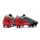 Botas Nike Mercurial Vapor 13 Elite SG-Pro Neymar Cromado Negro Rojo Platino