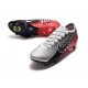 Botas Nike Mercurial Vapor 13 Elite SG-Pro Neymar Cromado Negro Rojo Platino