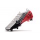 Botas Nike Mercurial Vapor 13 Elite SG-Pro Neymar Cromado Negro Rojo Platino