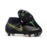 Nike Phantom Vision Elite DF ACC Anti-Clog SG-Pro Negro Amarillo Fluorescente