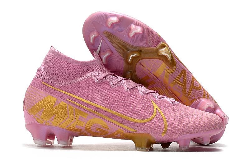 Bota de Fútbol Nike Mercurial Superfly 7 Elite FG Rosa Oro