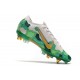 Nike Mercurial Vapor 13 Elite SG-Pro Mbappe Gris Dorado Metalizado Verde