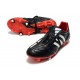 Adidas Predator Mania FG Zapatos de Fútbol -Negro Rojo Blanco