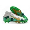 NIKE MERCURIAL SUPERFLY 7 ELITE AG-PRO Mbappe Gris Dorado Verde