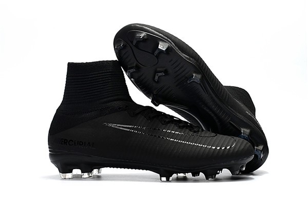 Nuevas Tacón de Fútbol Mercurial Superfly 5 FG ACC -Negro
