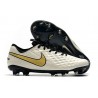 Zapatos de Fútbol Nike Tiempo Legend VIII Elite FG Blanco Oro